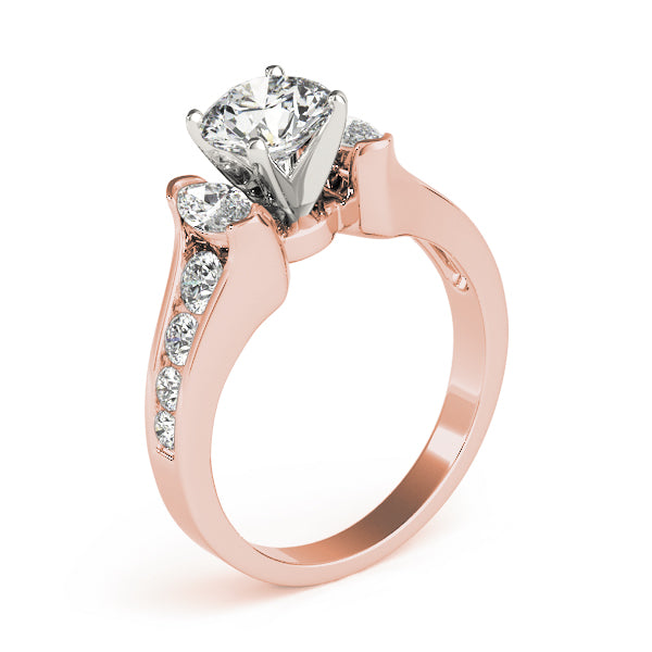 Marquise Fancy Shape Diamond Engagement Ring · 0.94 ct tw