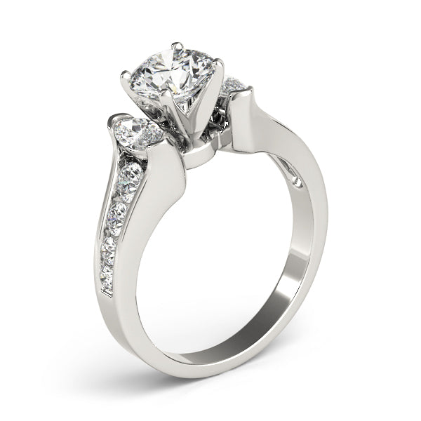 Marquise Fancy Shape Diamond Engagement Ring · 0.94 ct tw