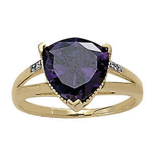 Trillion Gemstone Fashion Ring · 0.02 ct tw