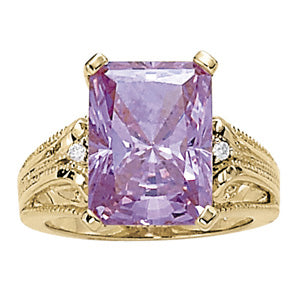 Emerald Gemstone Fashion Ring · 0.02 ct tw