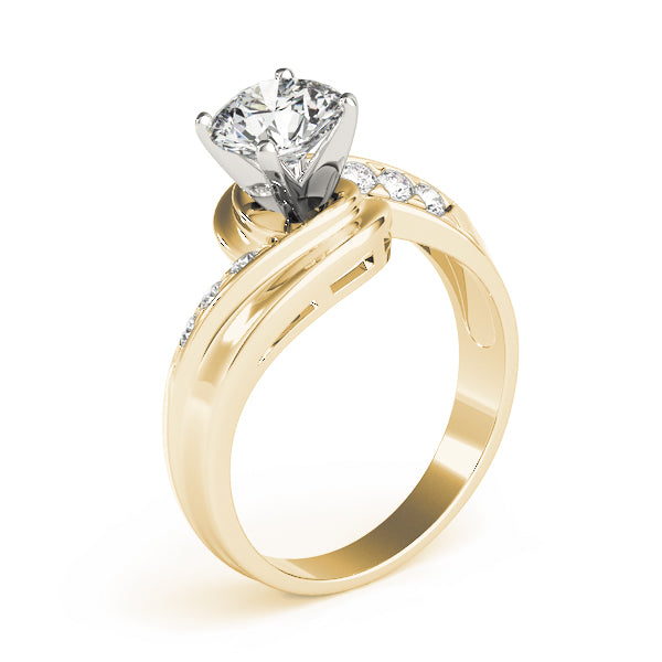 Bypass Diamond Engagement Ring · 0.09 ct tw
