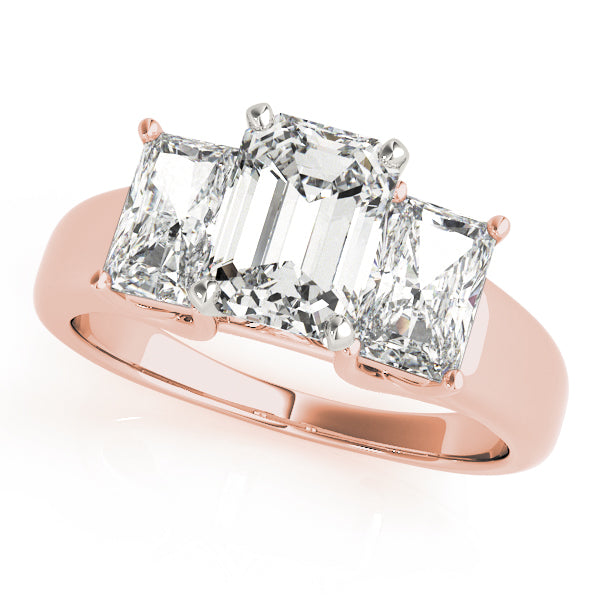 Oval Three-Stone Diamond Engagement Ring · 1.20 ct tw