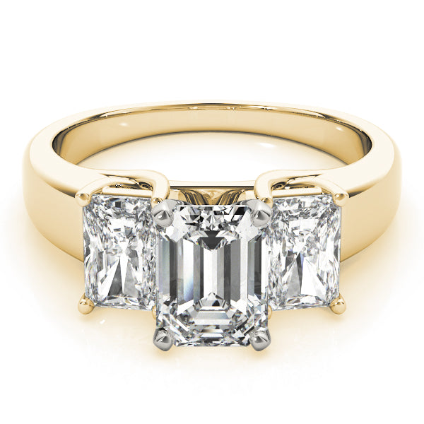 Oval Three-Stone Diamond Engagement Ring · 1.20 ct tw
