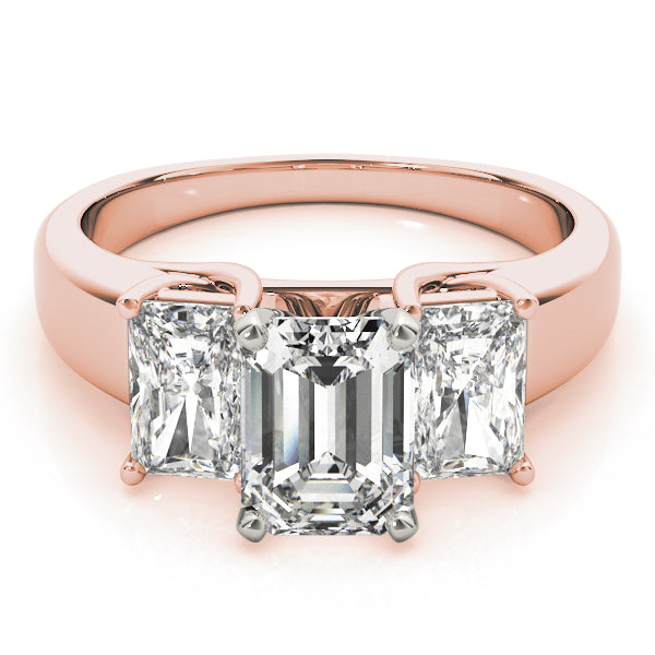 Oval Three-Stone Diamond Engagement Ring · 1.20 ct tw