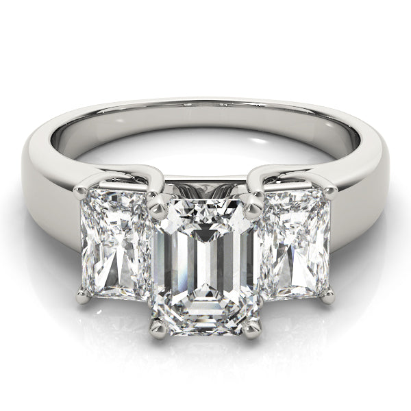 Oval Three-Stone Diamond Engagement Ring · 1.20 ct tw