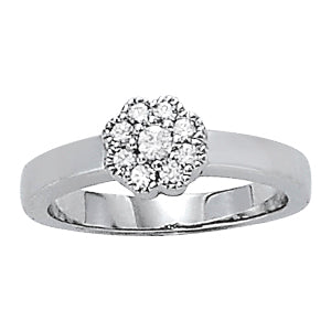 Diamond Cluster Fashion Ring · 0.25 ct tw