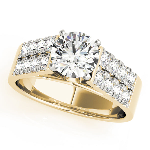 Multi-Row Diamond Engagement Ring · 0.48 ct tw