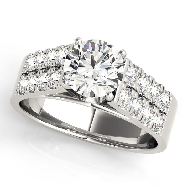 Multi-Row Diamond Engagement Ring · 0.48 ct tw