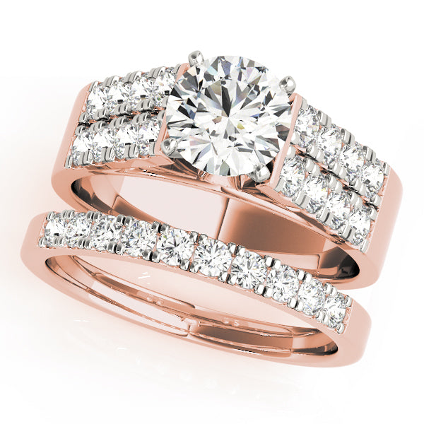 Multi-Row Diamond Engagement Ring · 0.48 ct tw