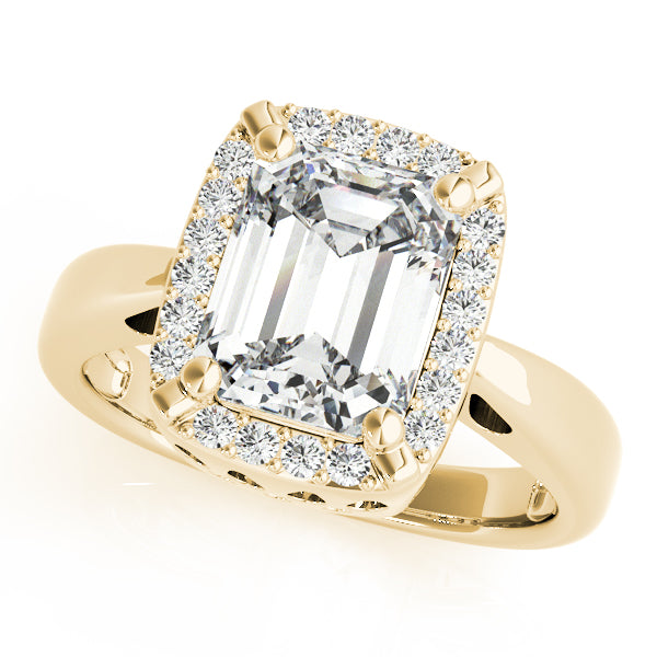 Cushion Emerald Gemstone Fashion Ring · 0.18 ct tw