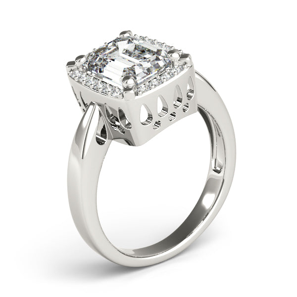 Cushion Emerald Gemstone Fashion Ring · 0.18 ct tw