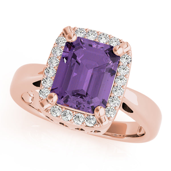 Cushion Emerald Gemstone Fashion Ring · 0.18 ct tw