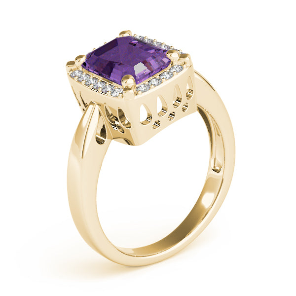 Emerald Gemstone Engagement Ring · 0.22 ct tw