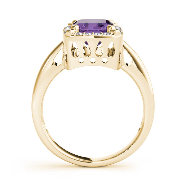 Emerald Gemstone Engagement Ring · 0.22 ct tw