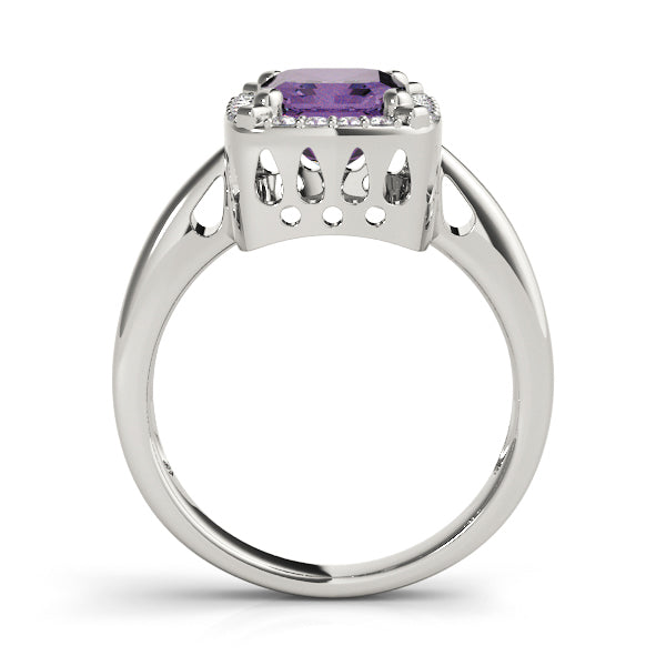 Emerald Gemstone Engagement Ring · 0.22 ct tw