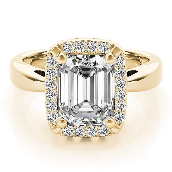 Emerald Gemstone Engagement Ring · 0.22 ct tw