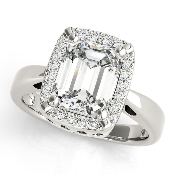 Cushion Emerald Gemstone Fashion Ring · 0.18 ct tw