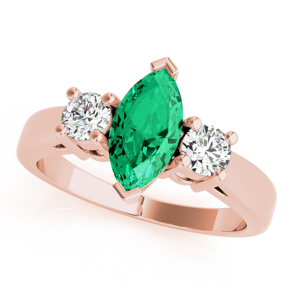 Marquise Gemstone Engagement Ring · 0.40 ct tw
