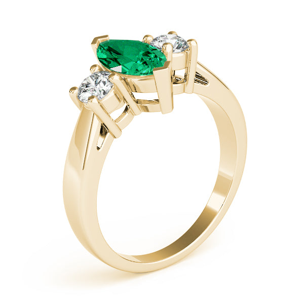 Marquise Gemstone Engagement Ring · 0.40 ct tw