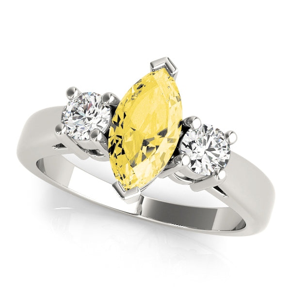 Marquise Gemstone Engagement Ring · 0.40 ct tw