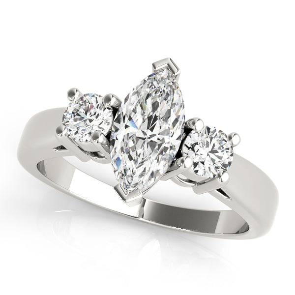Marquise Gemstone Engagement Ring · 0.40 ct tw