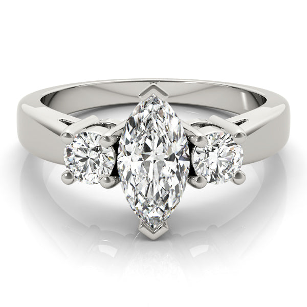 Marquise Gemstone Engagement Ring · 0.40 ct tw