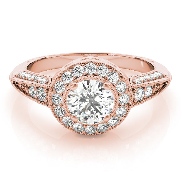 Round Halo Diamond Engagement Ring · 2.34 ct tw