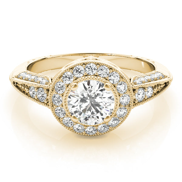 Round Halo Diamond Engagement Ring · 2.34 ct tw