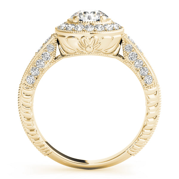 Round Halo Diamond Engagement Ring · 2.34 ct tw