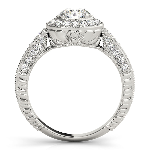Round Halo Diamond Engagement Ring · 2.34 ct tw