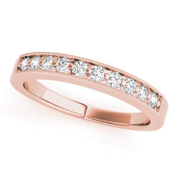 Channel Set Diamond Wedding Band · 0.10 ct tw
