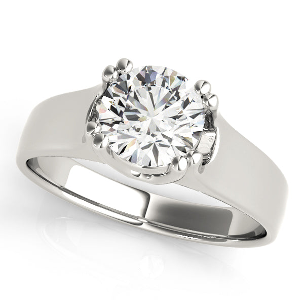 Round Diamond Solitaire Engagement Ring · 0.50 ct tw