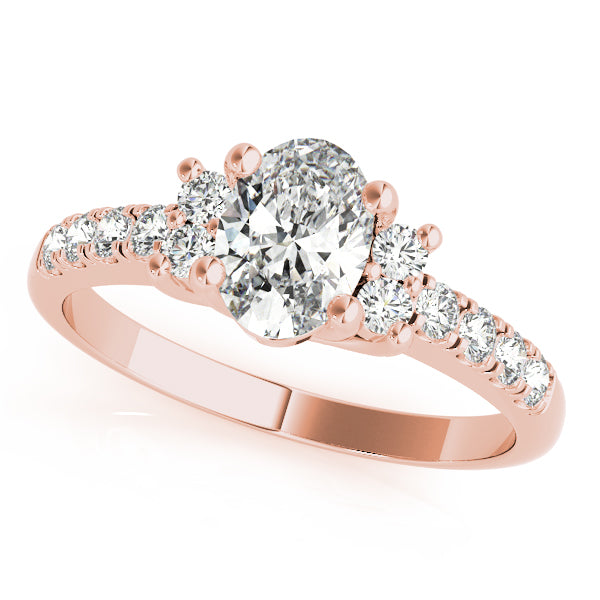 Oval Gemstone Fashion Ring · 0.32 ct tw