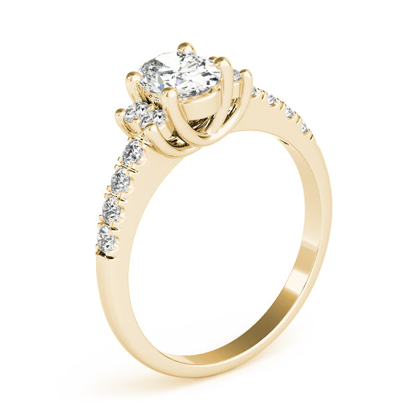 Oval Gemstone Fashion Ring · 0.30 ct tw