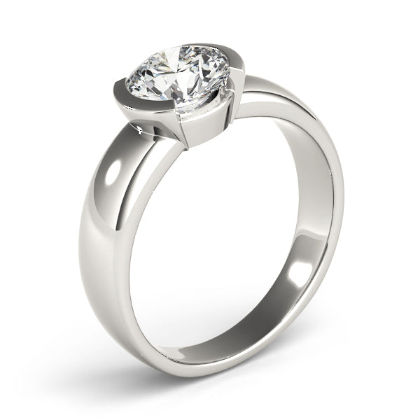 Round Diamond Solitaire Engagement Ring · 0.50 ct tw