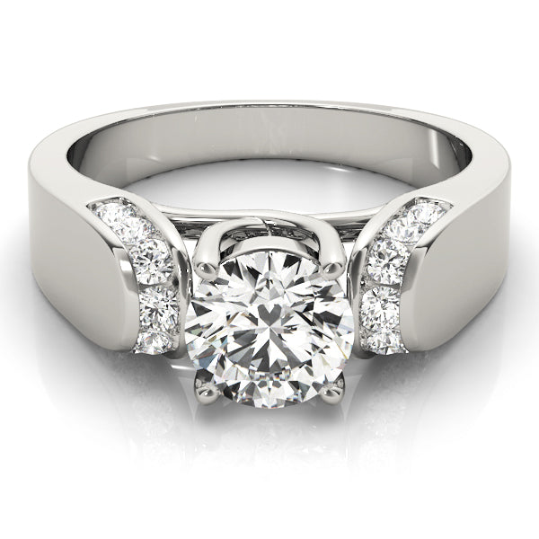 Round Trellis Diamond Engagement Ring · 1.35 ct tw