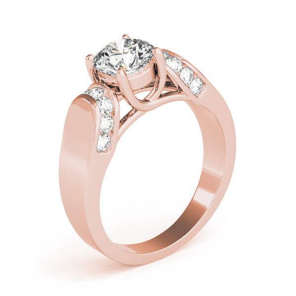 Round Trellis Diamond Engagement Ring · 1.35 ct tw