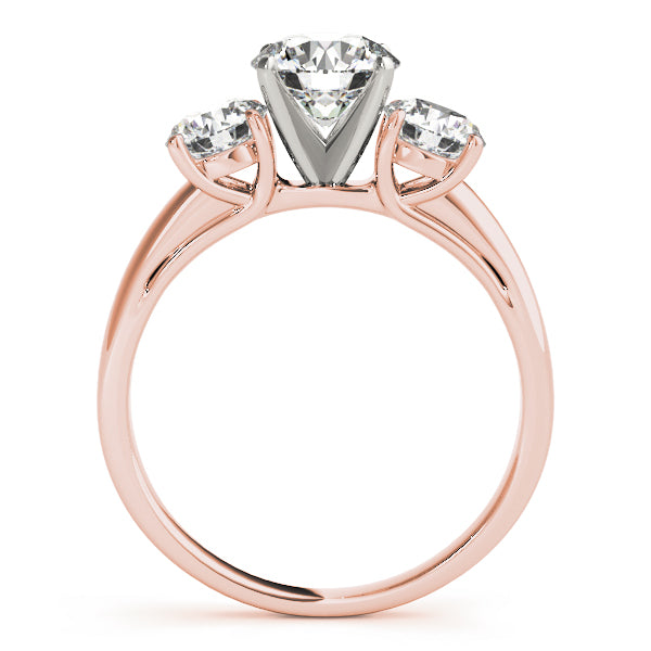 Round Three-Stone Diamond Engagement Ring · 1.00 ct tw