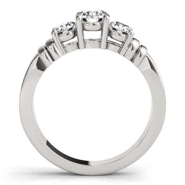 Round Three-Stone Diamond Engagement Ring · 1.00 ct tw