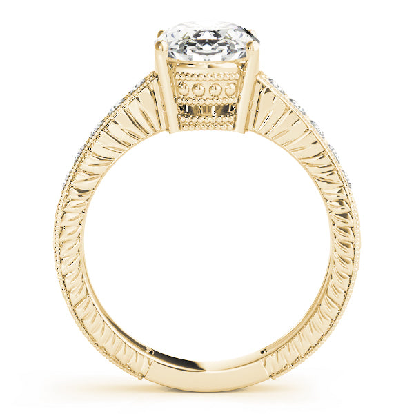 Oval Antique Diamond Engagement Ring · 0.15 ct tw