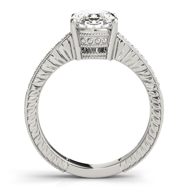 Oval Antique Diamond Engagement Ring · 0.10 ct tw