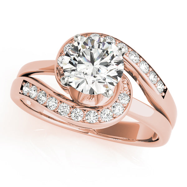 Bypass Diamond Engagement Ring · 0.15 ct tw