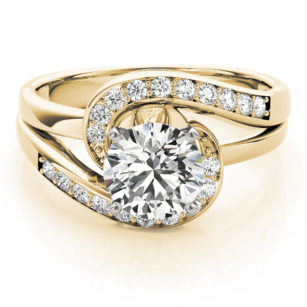 Bypass Diamond Engagement Ring · 0.15 ct tw