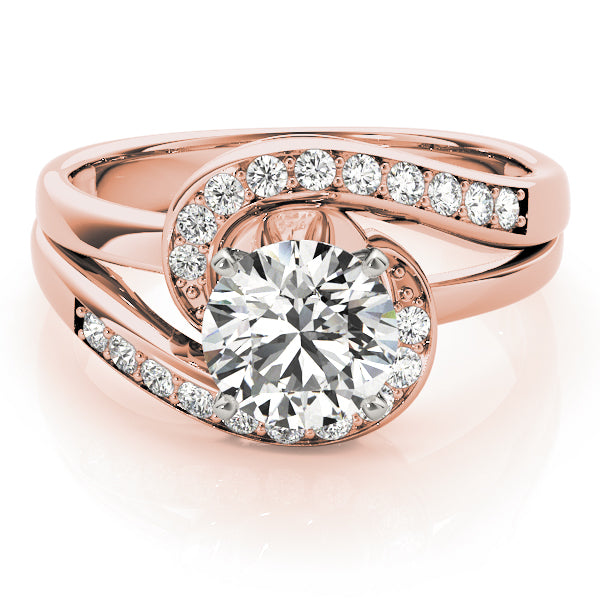 Bypass Diamond Engagement Ring · 0.15 ct tw
