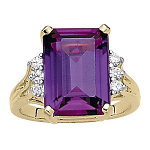 Emerald Gemstone Fashion Ring · 0.18 ct tw