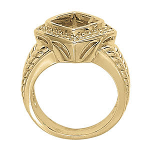 Cushion Princess Gemstone Fashion Ring · 0.24 ct tw