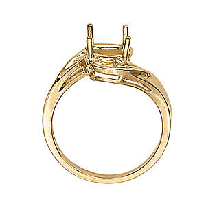 Oval Gemstone Fashion Ring · 0.06 ct tw