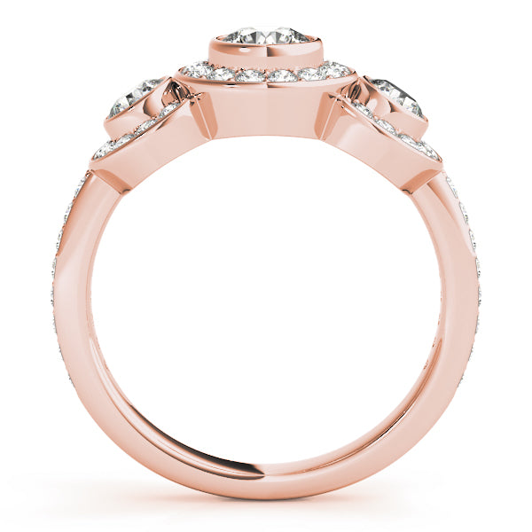 Round Three-Stone Diamond Engagement Ring · 1.73 ct tw