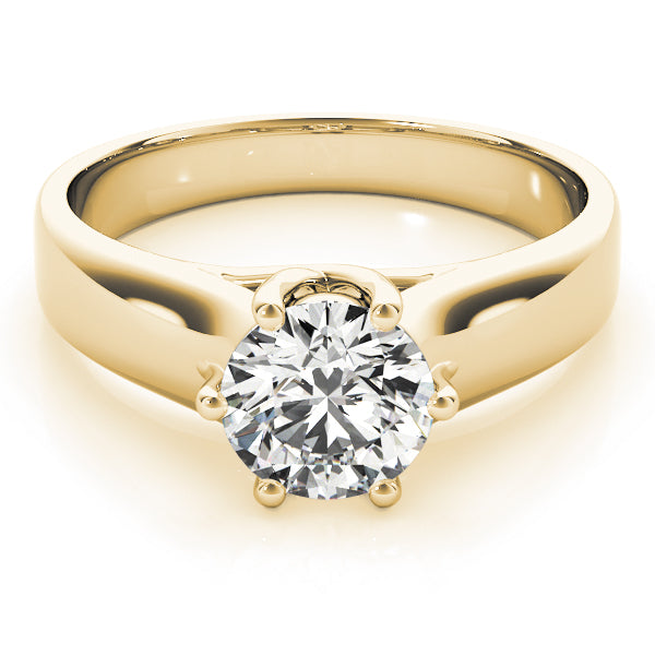 Round Trellis Diamond Engagement Ring · 1.50 ct tw