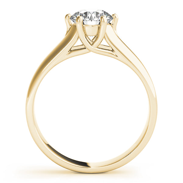 Round Trellis Diamond Engagement Ring · 0.75 ct tw